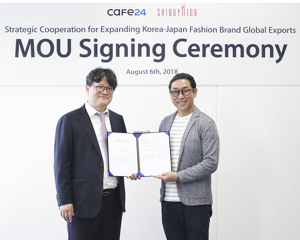 Cafe24 and Shibuya109 sign MOU for boosting global exports of Korean and Japanese fashion